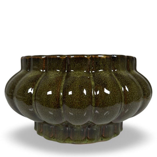 PLANTER BEAU GREEN LARGE