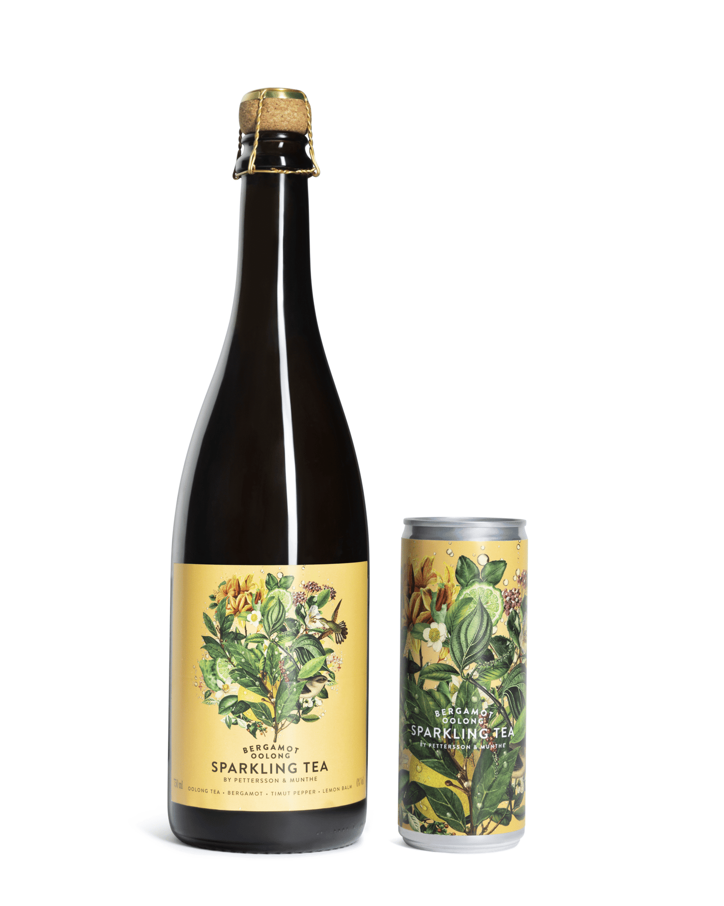 Sparkling tea - Bergamot Oolong 750 ml.