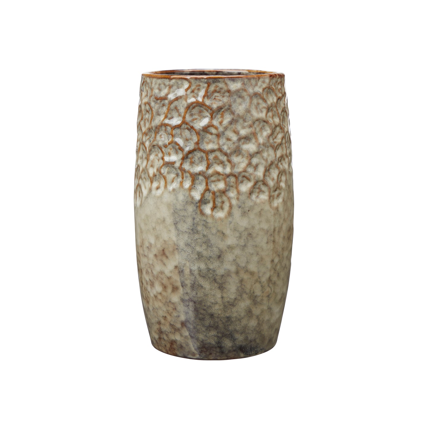 Noor vase - Beige melange 14x25cm Ø10,5
