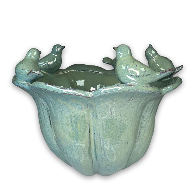 Fuglapottur blágrænn