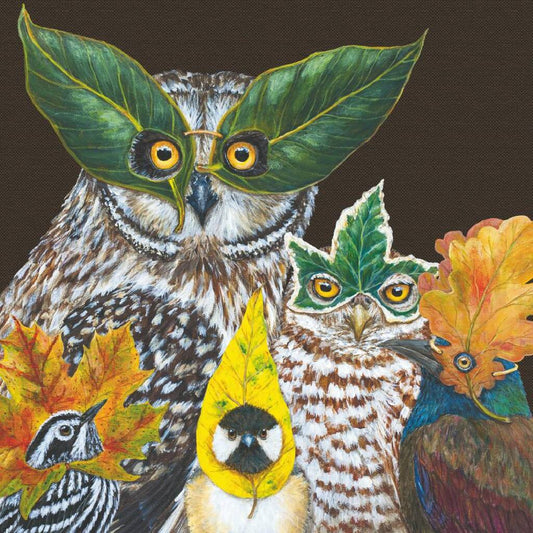 Servíettur 20 stk. 33x33 cm - Masquarade